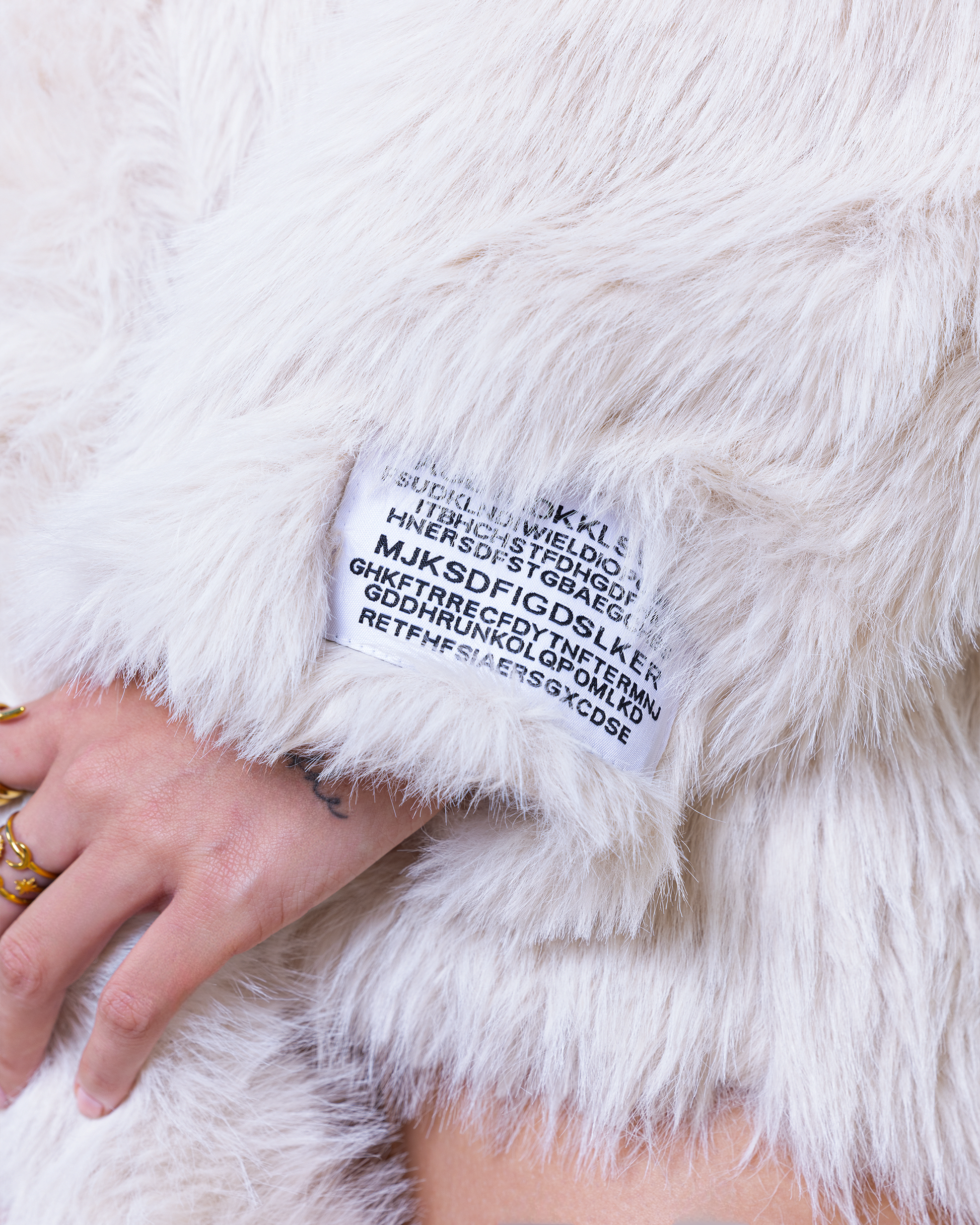 Belted Faux Fur Jacket