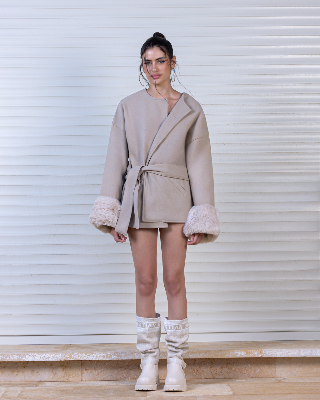The Shearling-Cuff Command Jacket