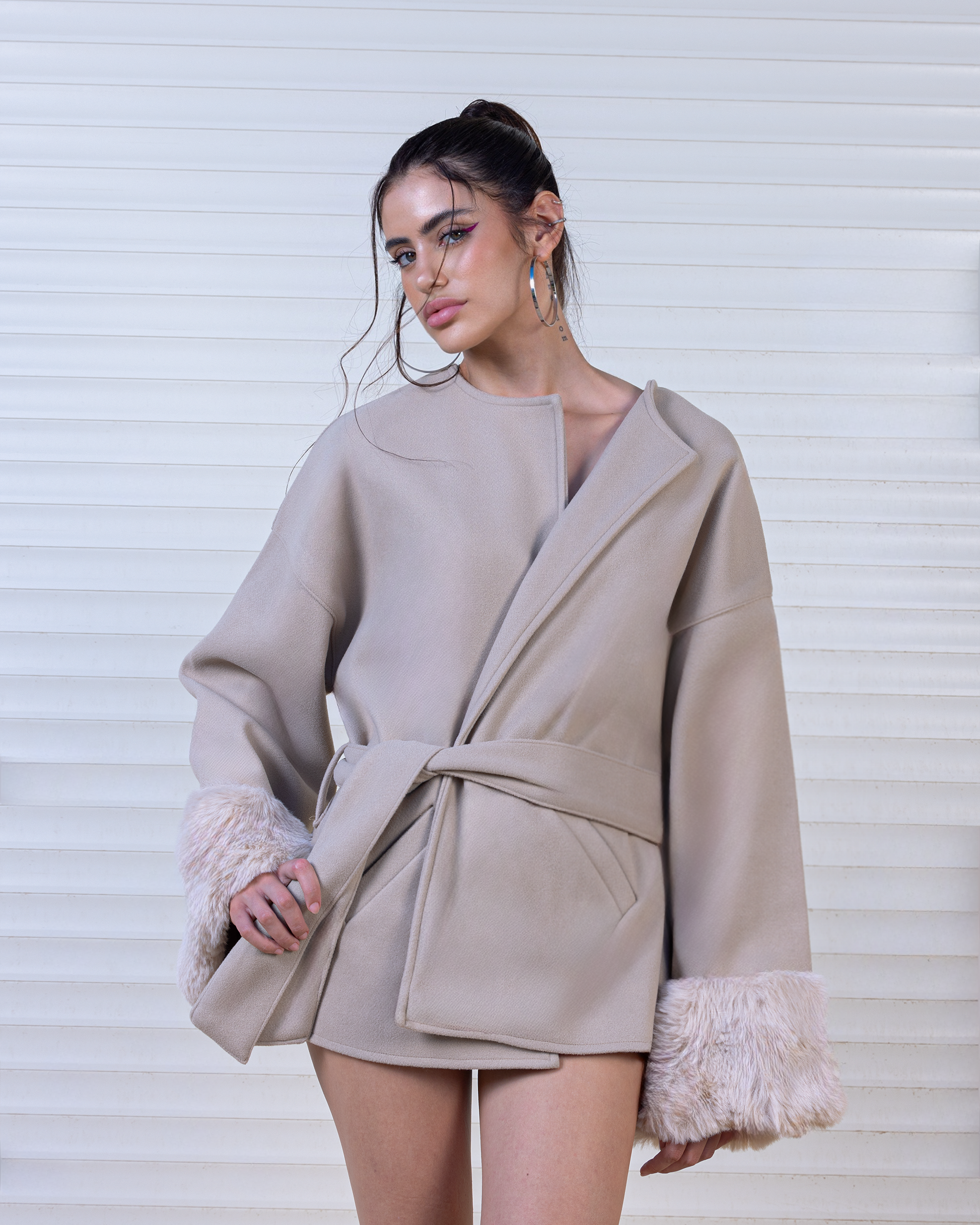 The Shearling-Cuff Command Jacket