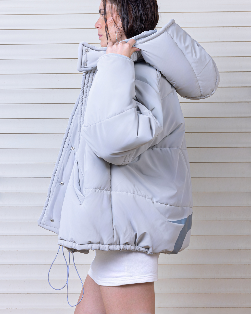 Oversize Hooded Puffer Jacket