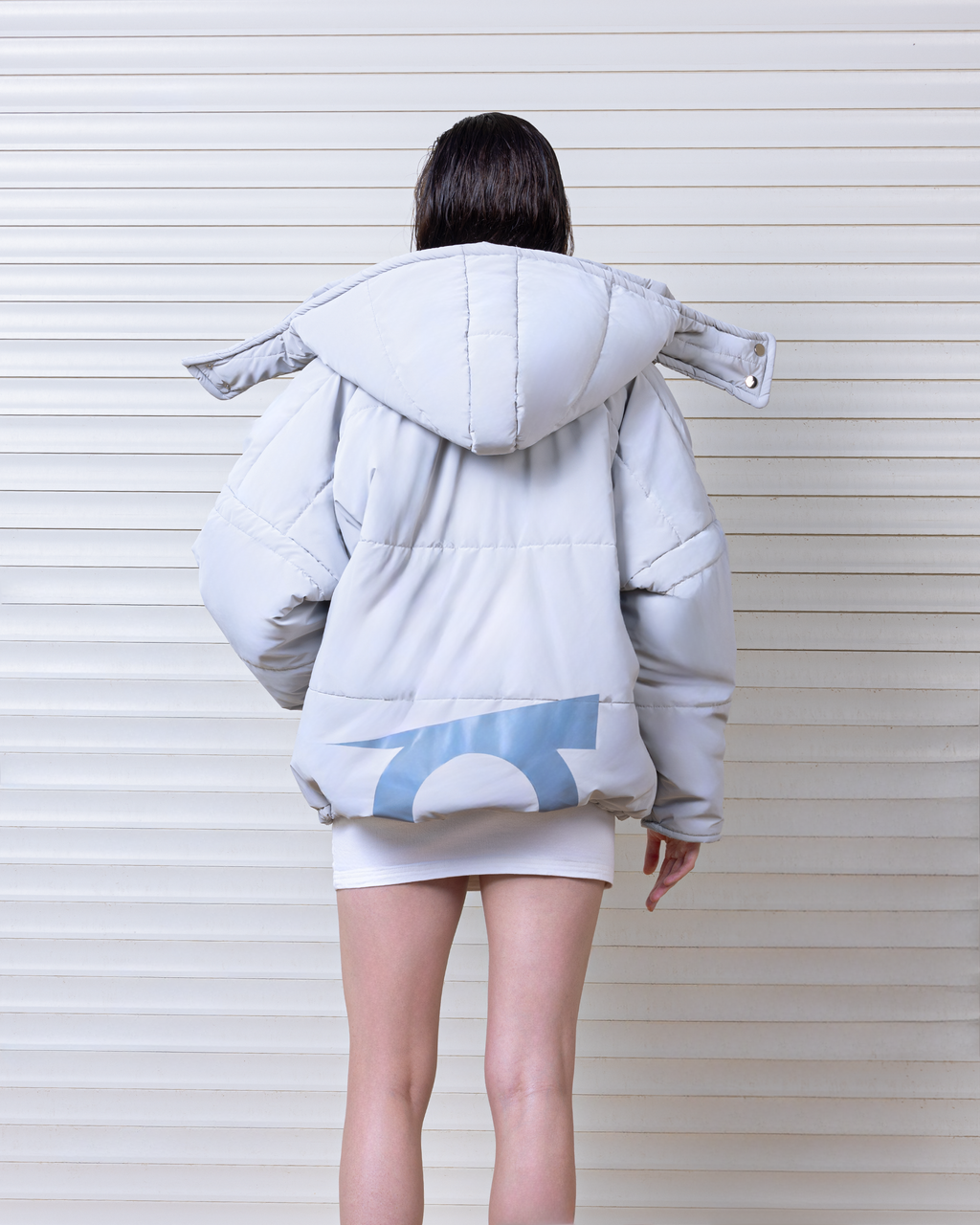 Oversize Hooded Puffer Jacket
