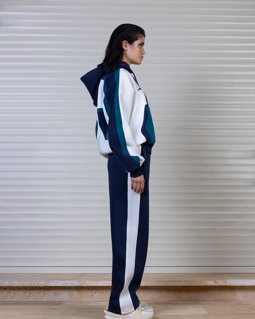 Ablaze Hooded Track Set In Navy