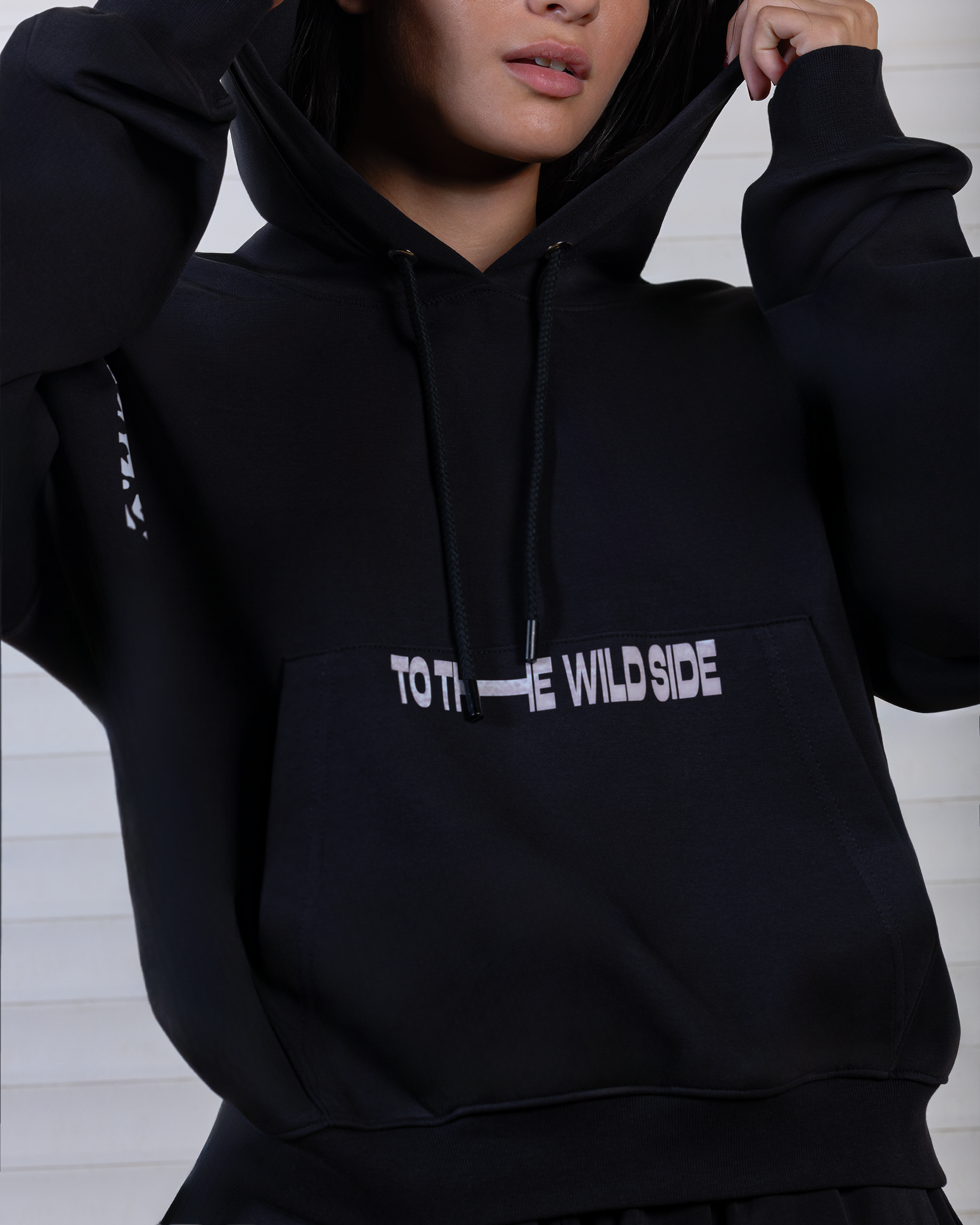 Ablaze leopard set in Black